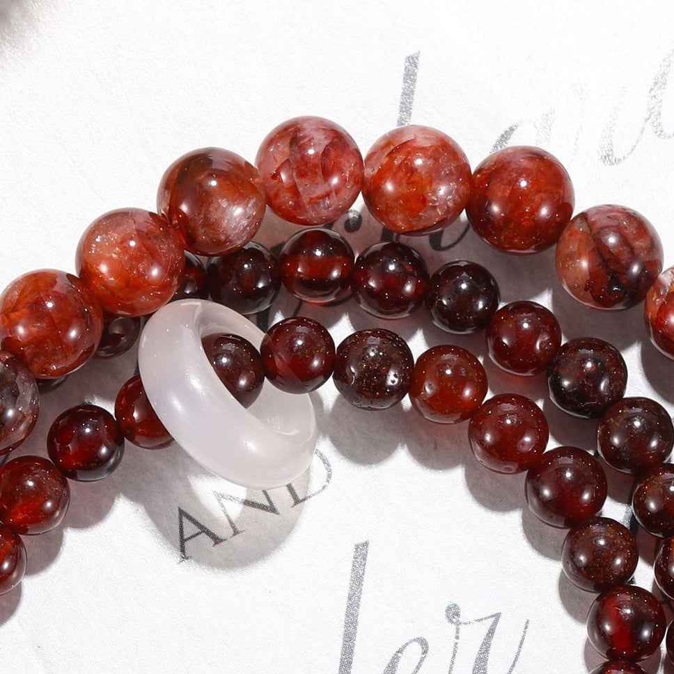 Attract Wealth& Awaken Fire|Multi-Layer Crystal Energy Bracelet(14+7mm)