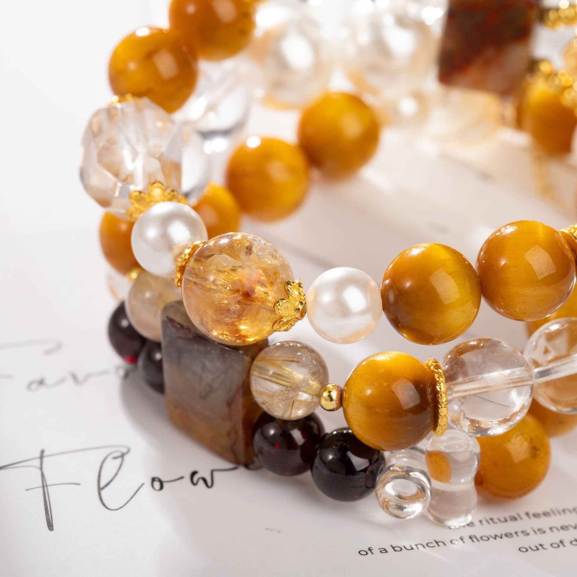 Abundance Flow|Multi-Layer Energy Bracelet Tiger’s Eye Pietersite