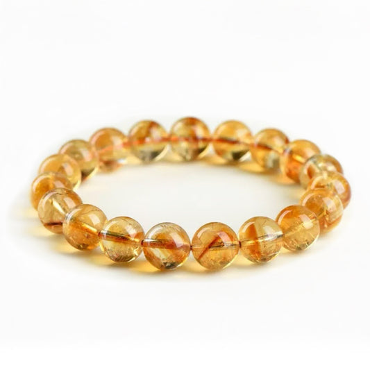 Wealth Energy Crystal | Yellow Elestial Quartz Prosperity & Success (7-12mm)
