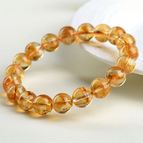 Wealth Energy Crystal | Yellow Elestial Quartz Prosperity & Success (7-12mm)
