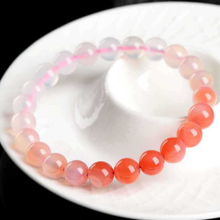 Sunset Glow ｜Yanyuan Agate Gradient Bracelet（8-10mm）