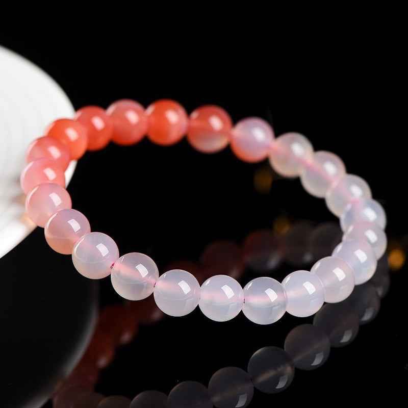 Sunset Glow ｜Yanyuan Agate Gradient Bracelet（8-10mm）