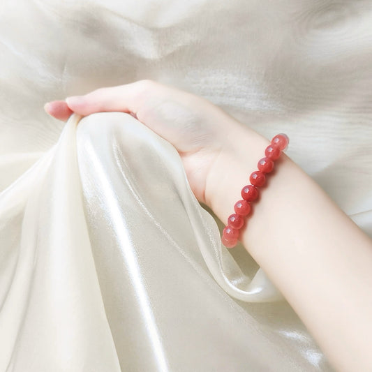 Sunset Glow ｜Yanyuan Agate Gradient Bracelet（8-10mm）