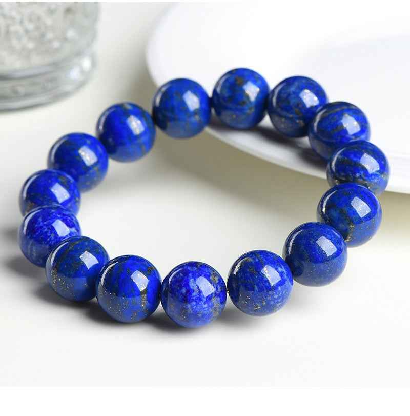Lapis Lazuli Bracelet – Stone of Wisdom & Truth（8-12mm）