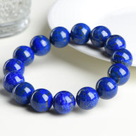Lapis Lazuli Bracelet – Stone of Wisdom & Truth（8-12mm） - MOONQUIET