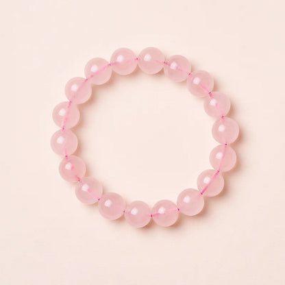 Lover’s Glow ｜ Rose Quartz Bracelet（6-14mm）