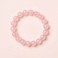 Lover’s Glow ｜ Rose Quartz Bracelet（6-14mm） - MOONQUIET