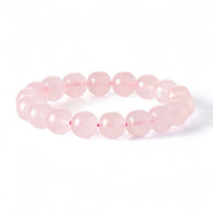 Lover’s Glow ｜ Rose Quartz Bracelet（6-14mm） - MOONQUIET