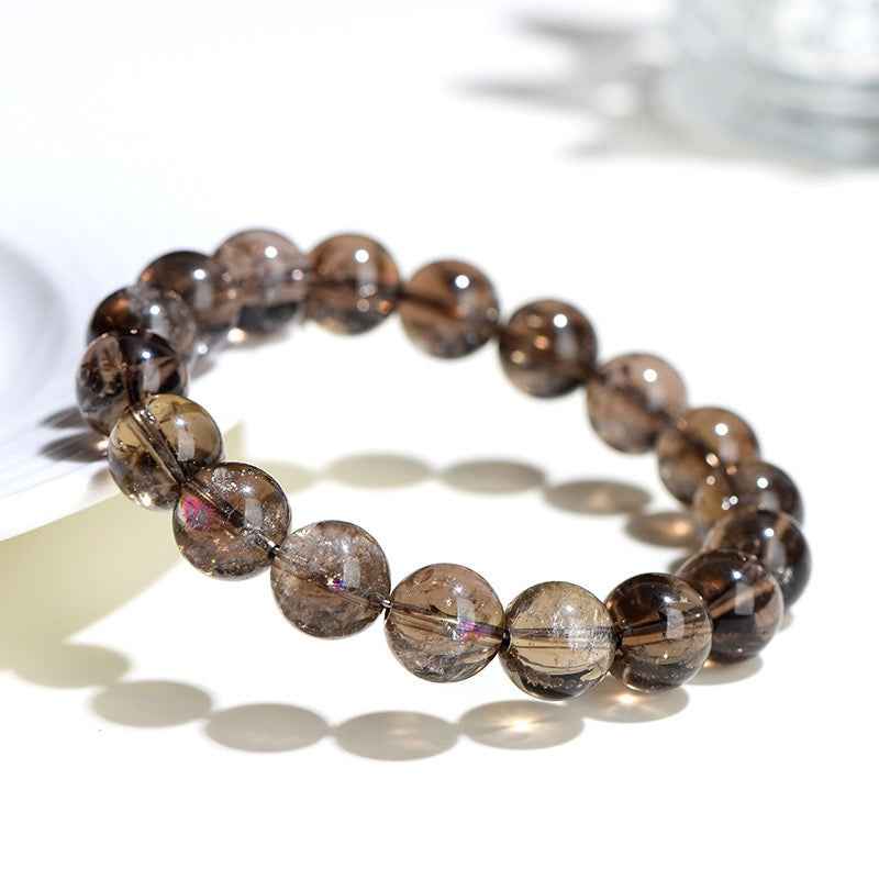 Smoky Azeztulite Bracelet ｜ Grounding & Clarity（8-11mm）