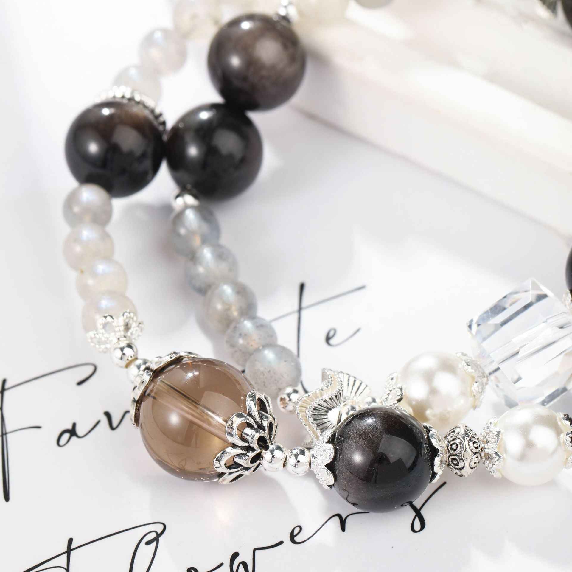 Day & Night Shift ｜ Dual-Layer Crystal Bracelet for Grounding & Clarity