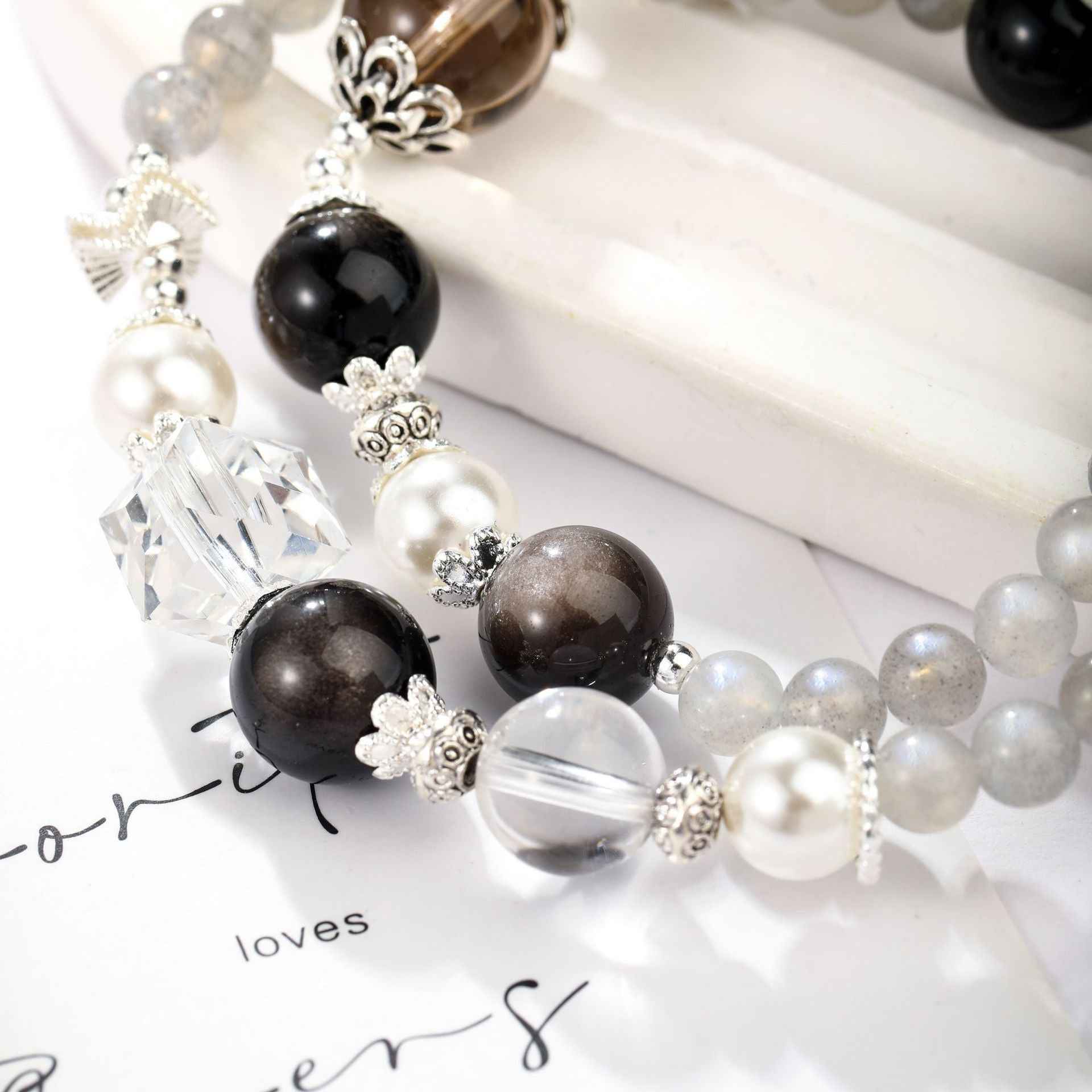 Day & Night Shift ｜ Dual-Layer Crystal Bracelet for Grounding & Clarity