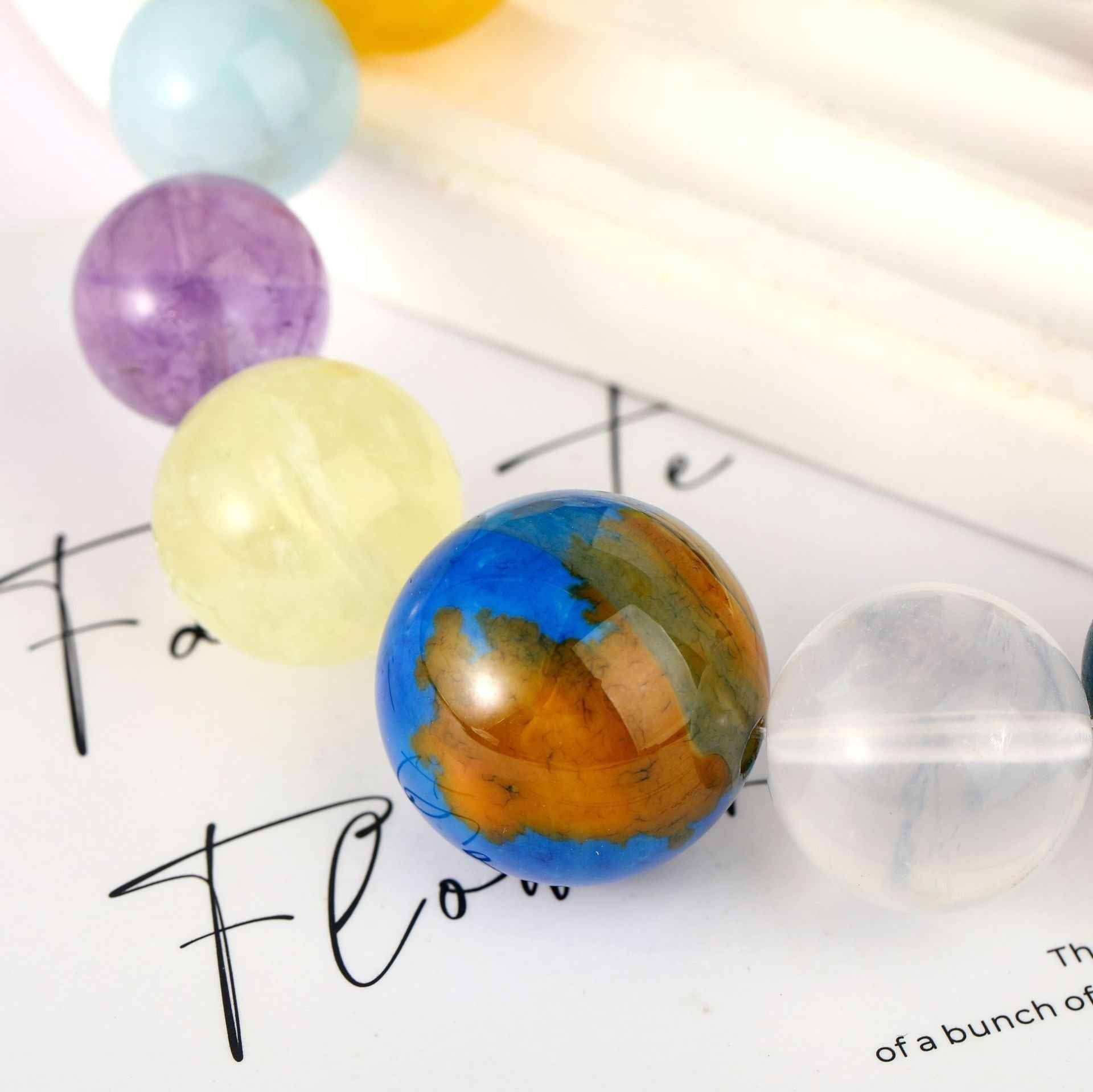 Earth Agate Chakra Bracelet ｜ Balance · Healing · Protection（12mm）