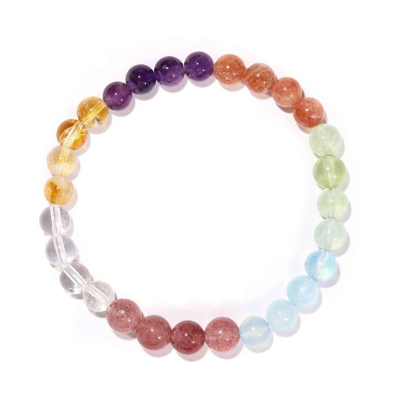 7 Chakra Healing Bracelet ｜ Harmony & Protection(6mm)