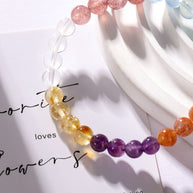 7 Chakra Healing Bracelet ｜ Harmony & Protection(6mm) - MOONQUIET