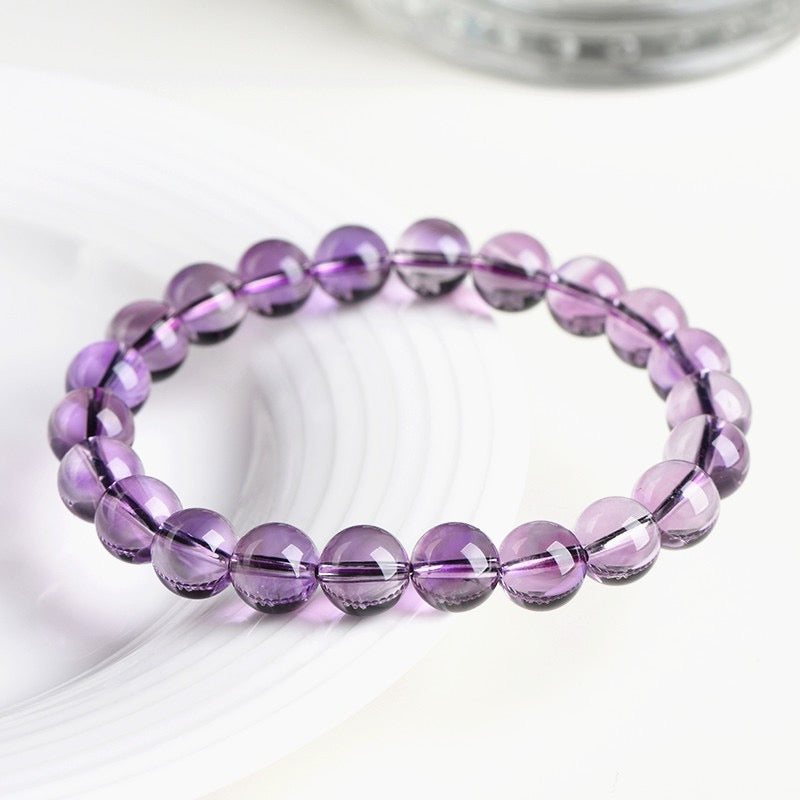 Light Amethyst Bracelet– Gentle Energy for Peace of Mind(7-11mm)