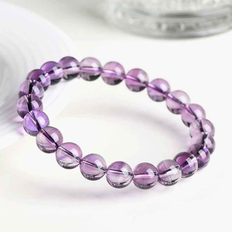 Light Amethyst Bracelet– Gentle Energy for Peace of Mind(7-11mm)