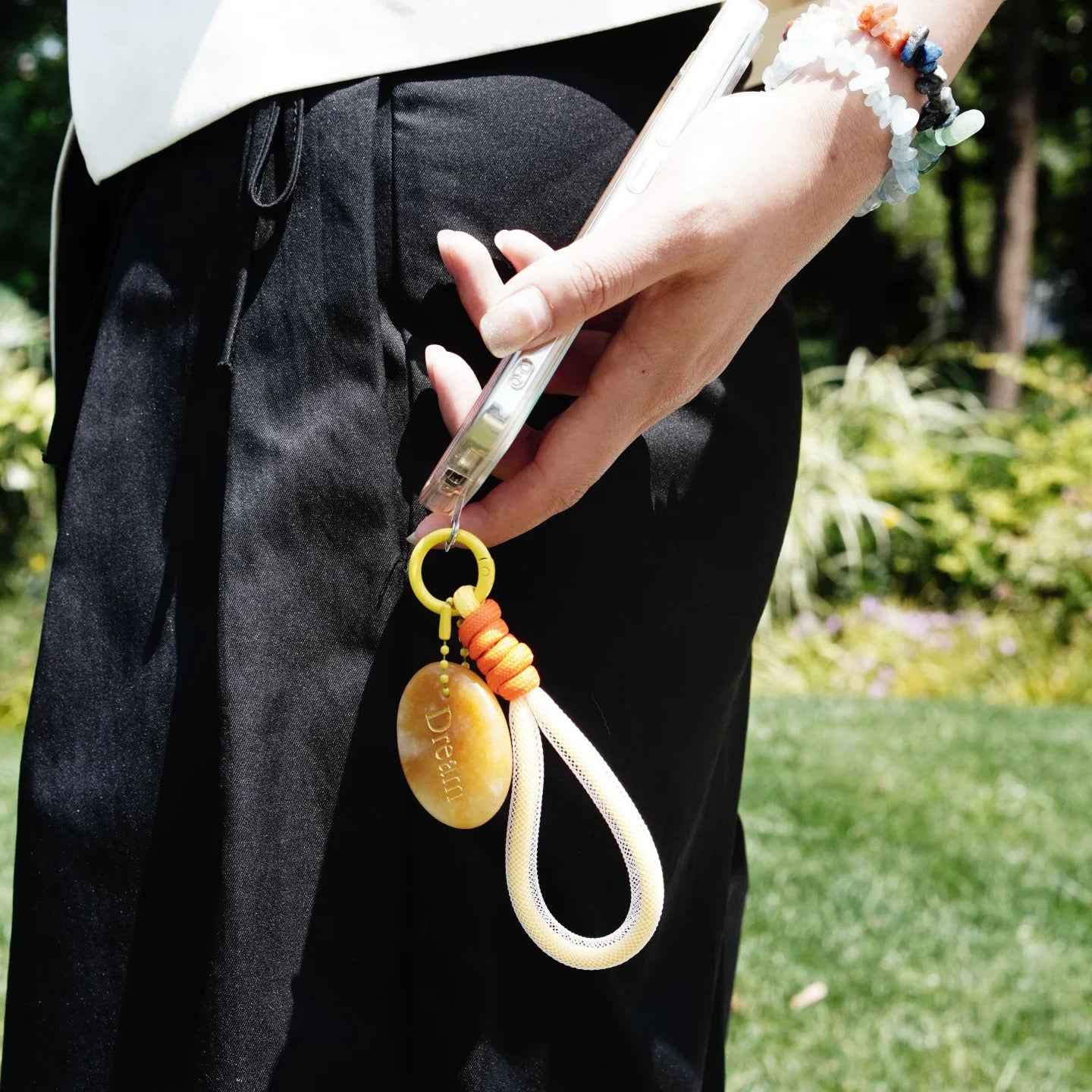 Affirmation Crystal Charms