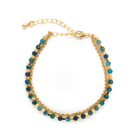 Layered Natural Gemstone Energy Bracelet (Stone Options) - MOONQUIET