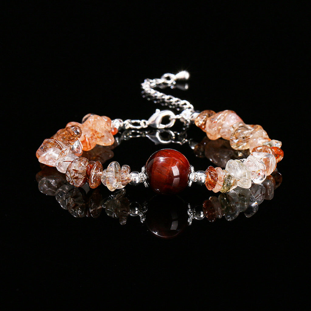 Black Golden Super Seven Chip Bracelet – Combines powerful energies for transformation and spiritual awakening.
