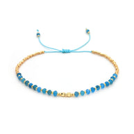 Woven Natural Gemstone Energy Bracelet（Stone Options) - MOONQUIET