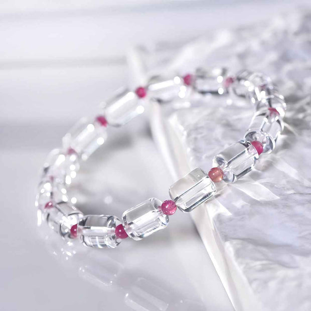 Clear Quartz Bracelet｜Whispers of Light & Love （11*8.5mm）