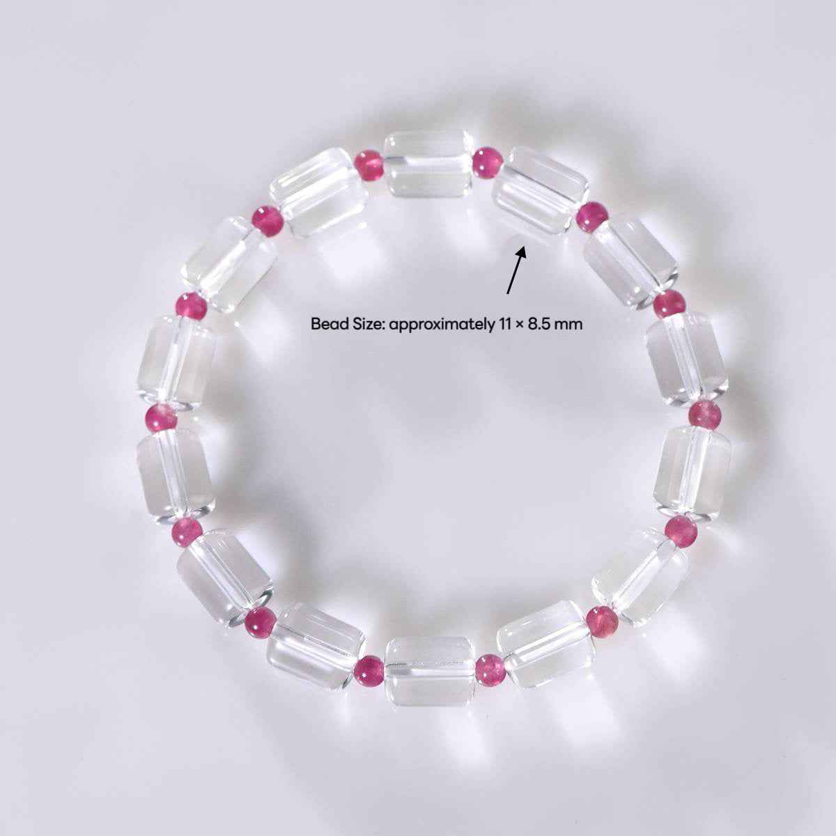 Clear Quartz Bracelet｜Whispers of Light & Love （11*8.5mm）