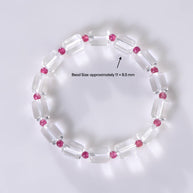 Clear Quartz Bracelet｜Whispers of Light & Love （11*8.5mm） - MOONQUIET