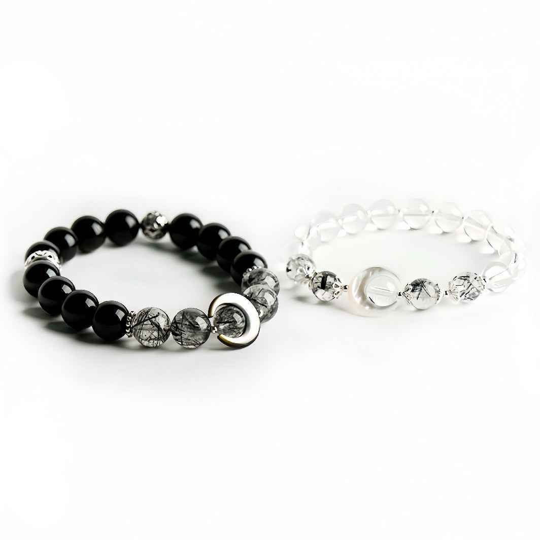 Moonlight Bond|Couple’s Healing Bracelet Set