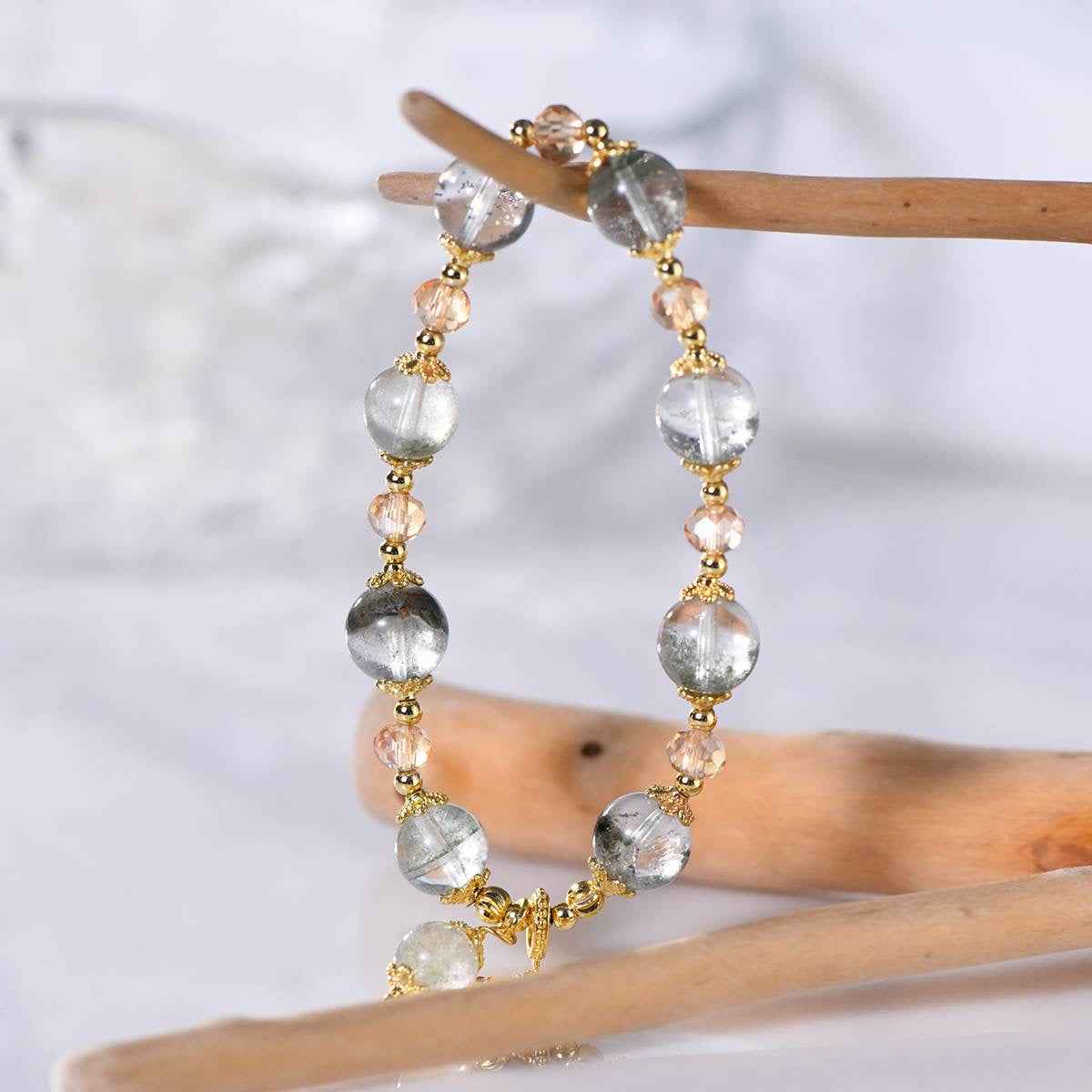 Guided by Light | Green Phantom Quartz Dream Bracelet(8mm)