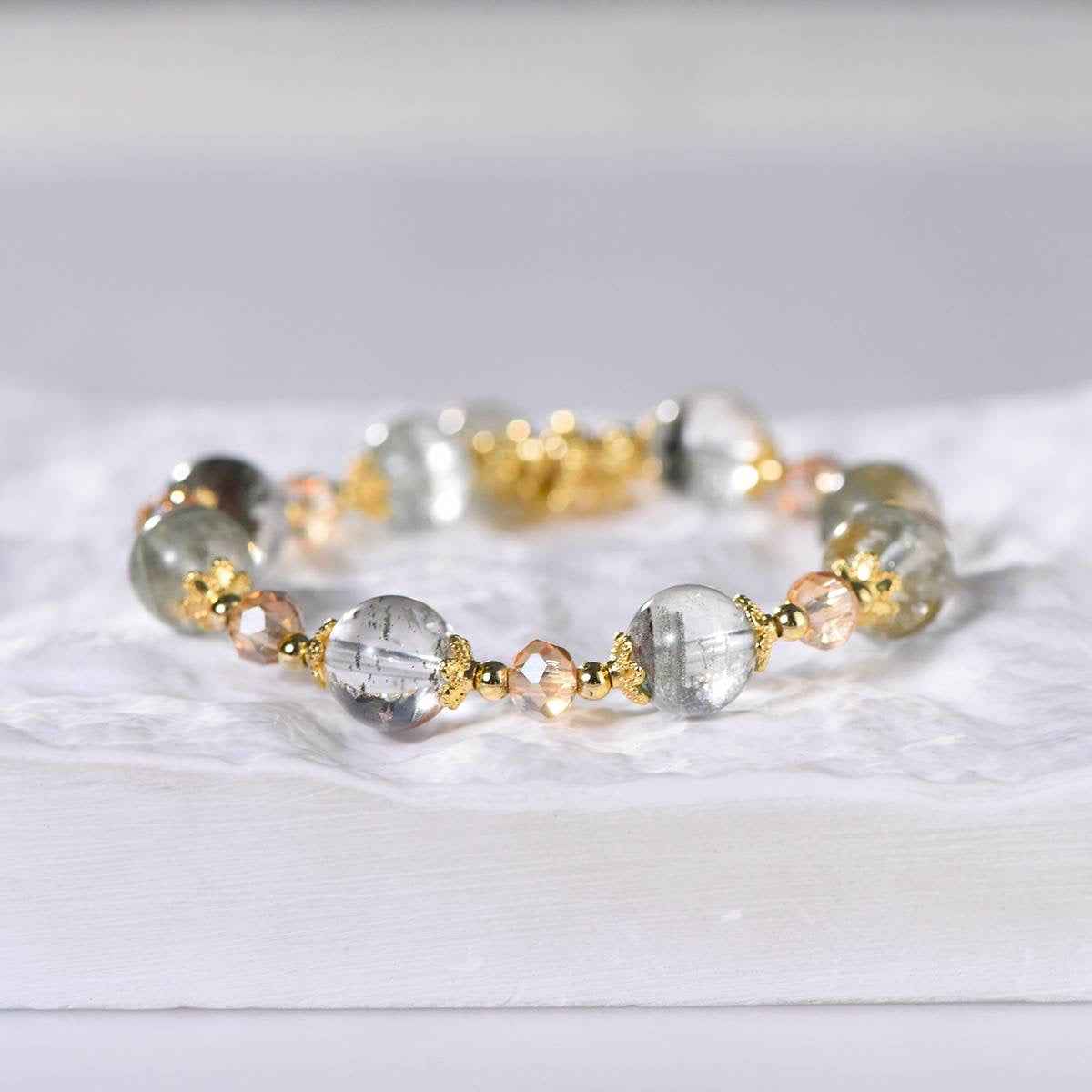 Guided by Light | Green Phantom Quartz Dream Bracelet(8mm)