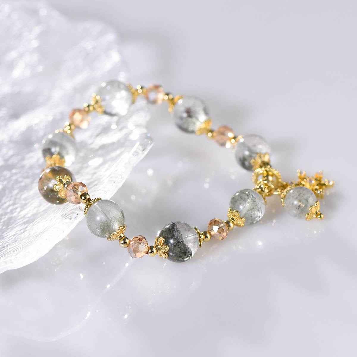 Guided by Light | Green Phantom Quartz Dream Bracelet(8mm)