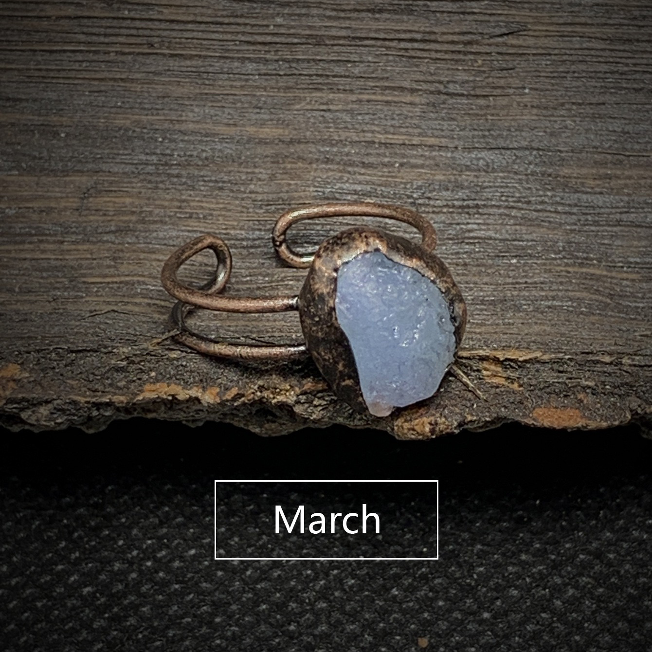 Aquamarine Ring for soothing and courage