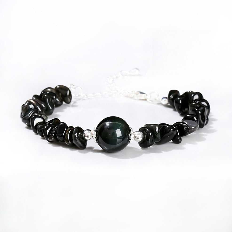 Obsidian Chip Bracelet – Provides strong protection and grounds negative energy.