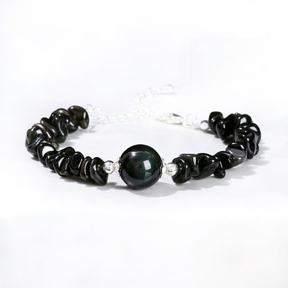 Obsidian Chip Bracelet – Provides strong protection and grounds negative energy.