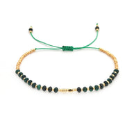 Woven Natural Gemstone Energy Bracelet（Stone Options) - MOONQUIET