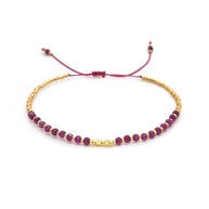 Woven Natural Gemstone Energy Bracelet（Stone Options) - MOONQUIET
