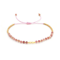 Woven Natural Gemstone Energy Bracelet（Stone Options) - MOONQUIET