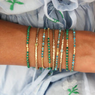 Woven Natural Gemstone Energy Bracelet（Stone Options) - MOONQUIET